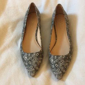Cole Haan patterned flats